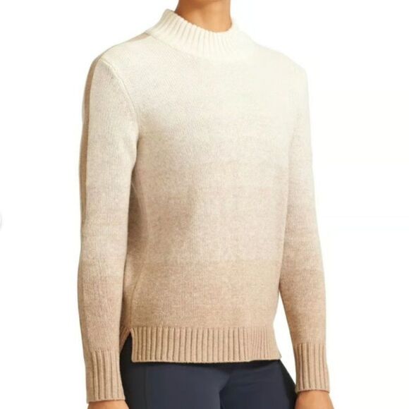 ATHLETA Sunset Sweater Tan Ombre Size Small - Picture 2 of 6